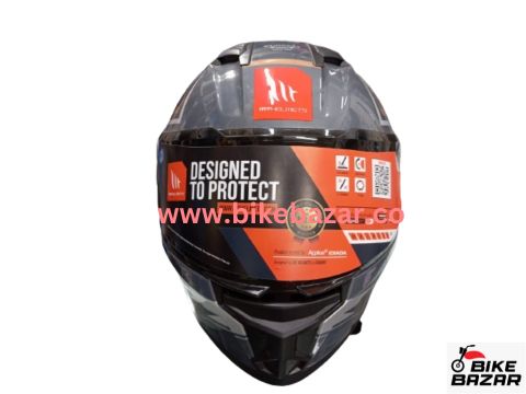 MT Stinger 2 Gloss Grey Black Helmet